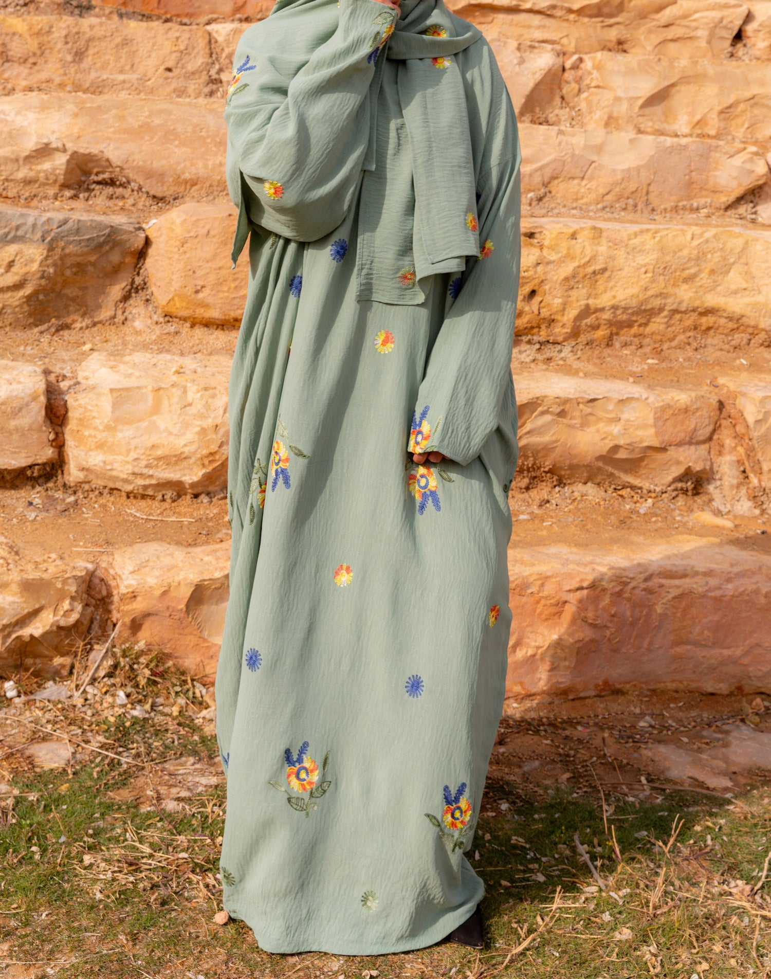 Embroidered Prayer Gown