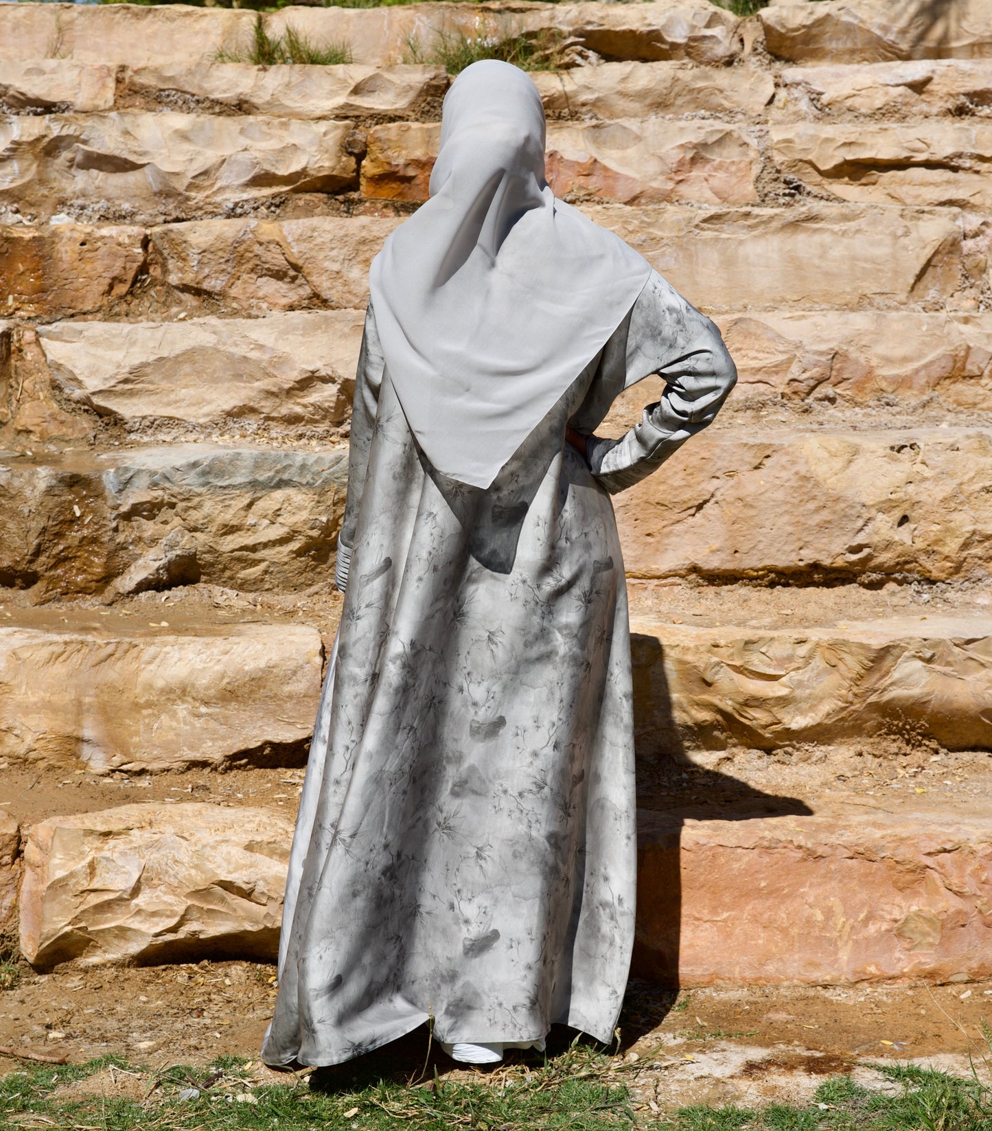 Printed Floral - Silver