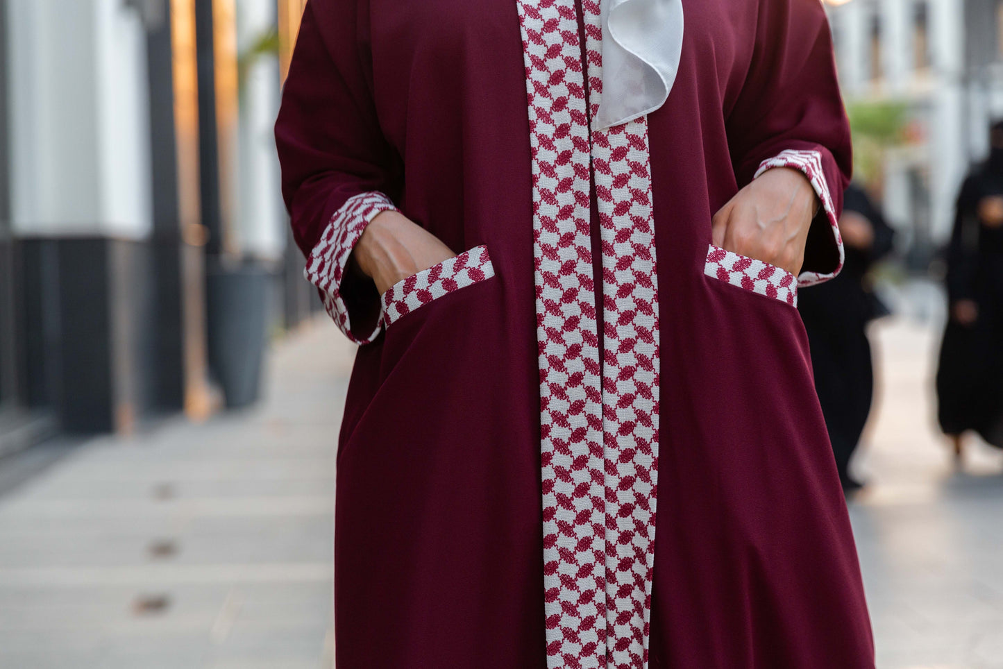 MAROON HATTA ABAYA