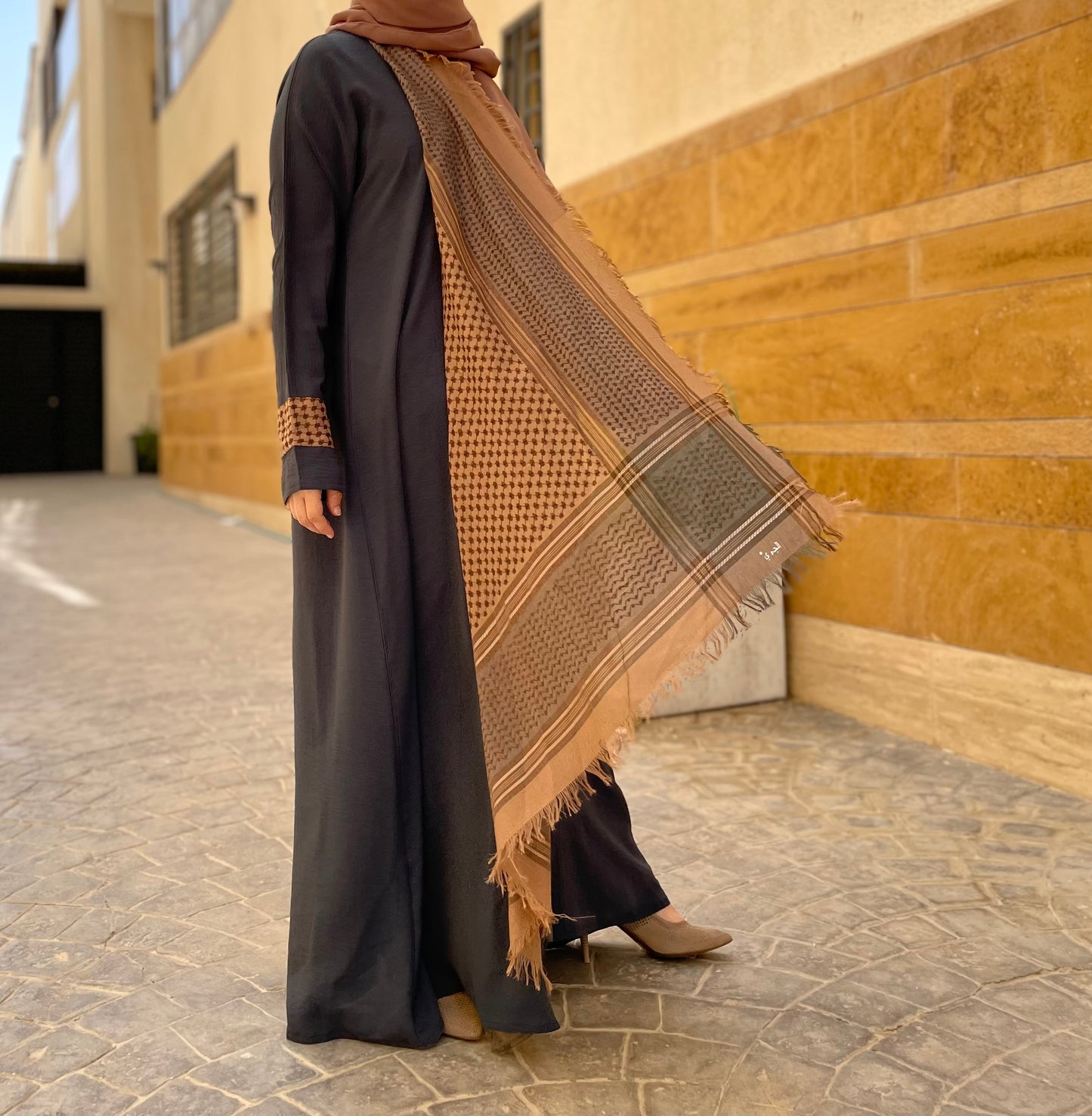 Desert Shawl Abaya