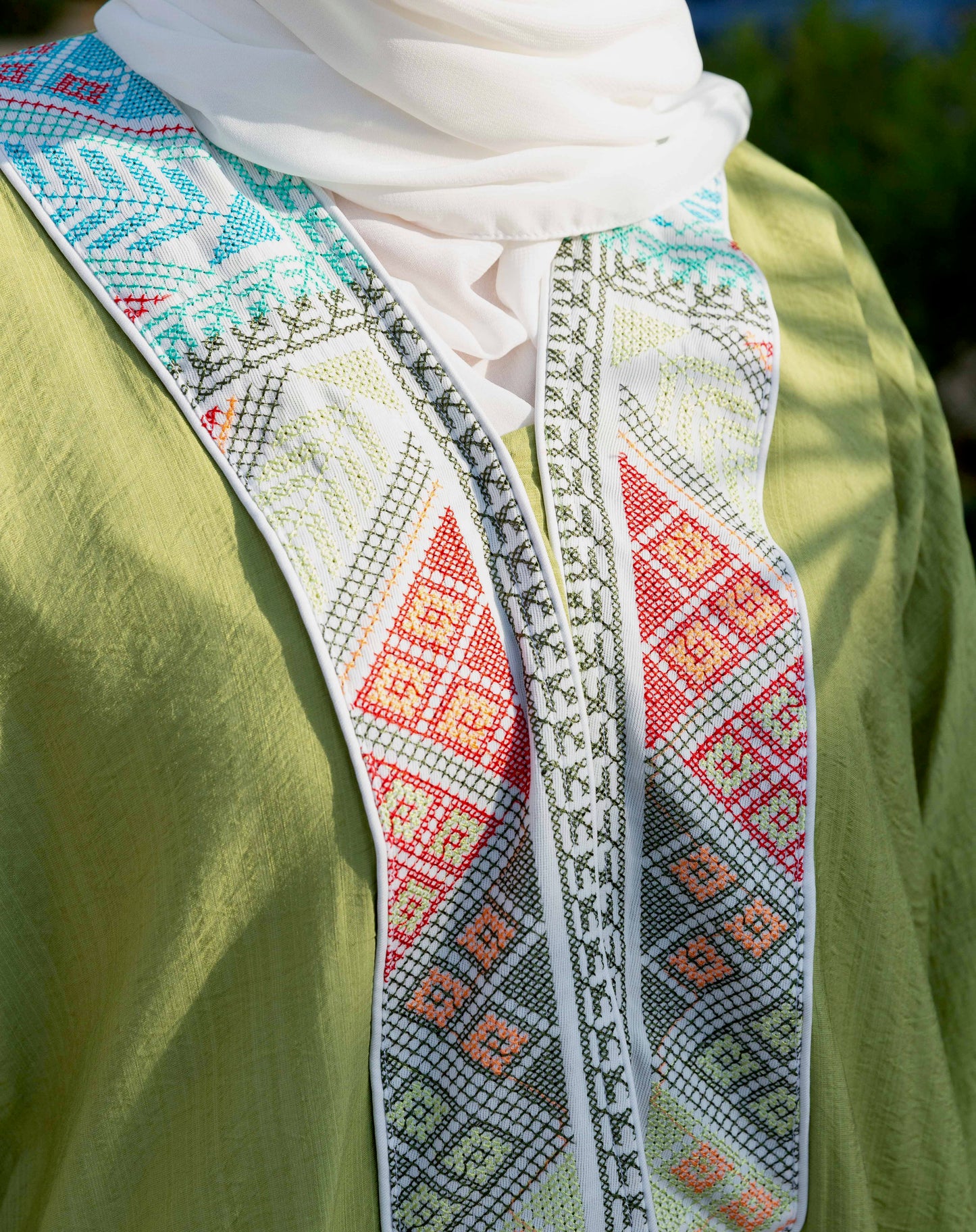 Spring Tatreez Abaya