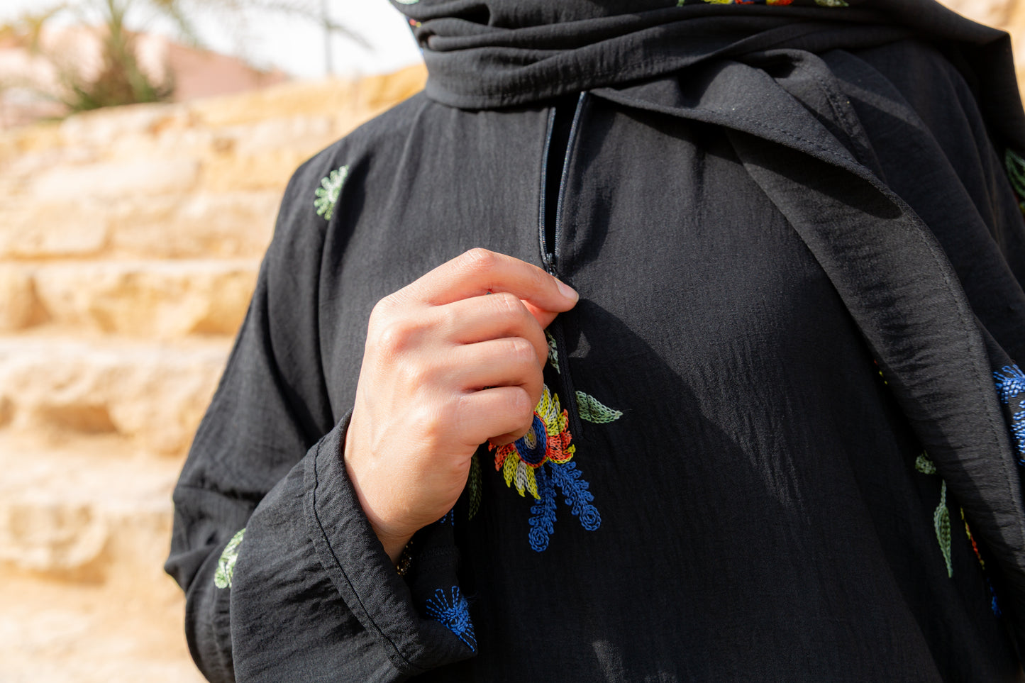 Embroidered Prayer Gown