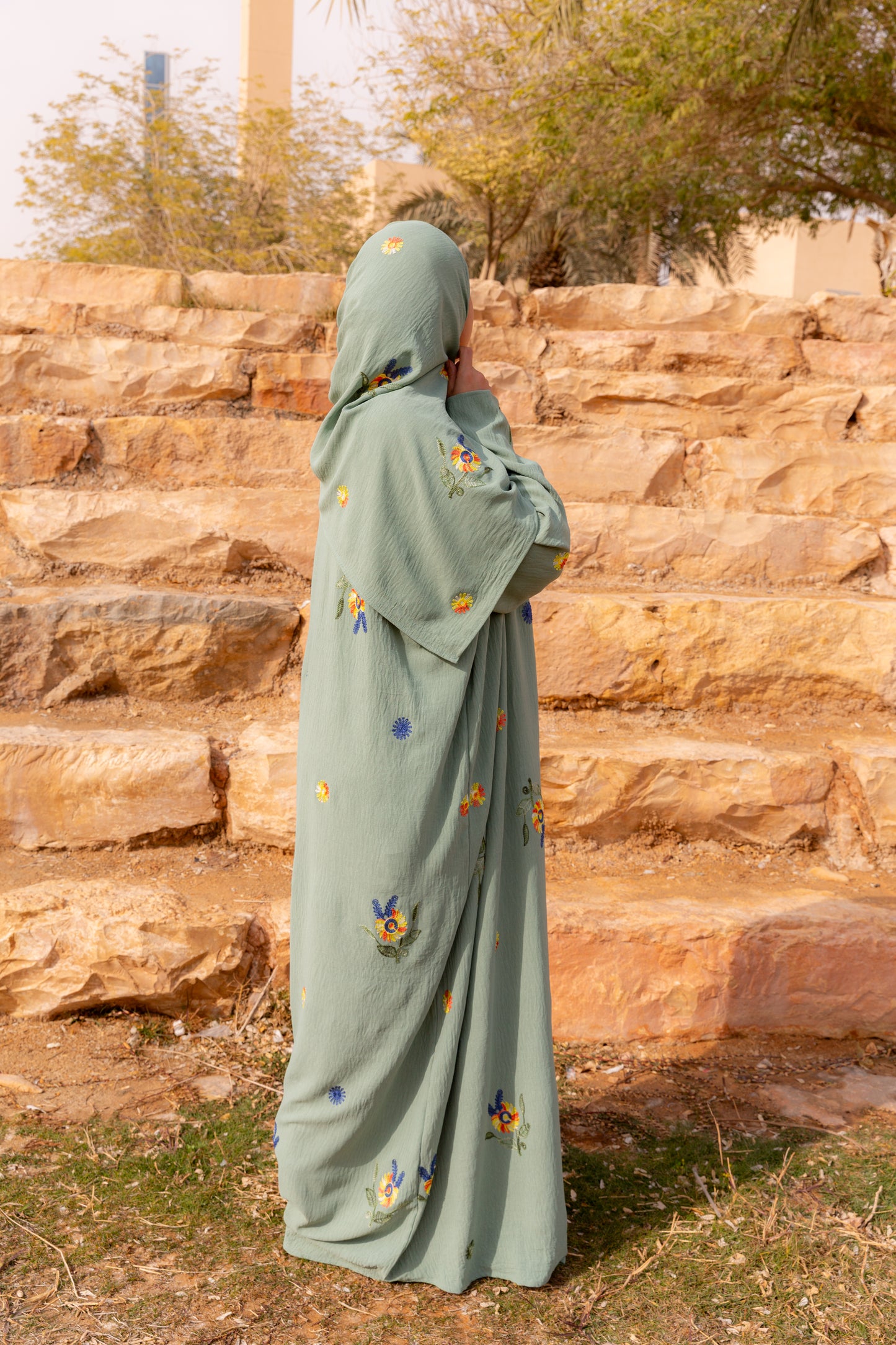 Embroidered Prayer Gown