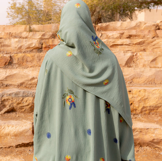 Embroidered Prayer Gown