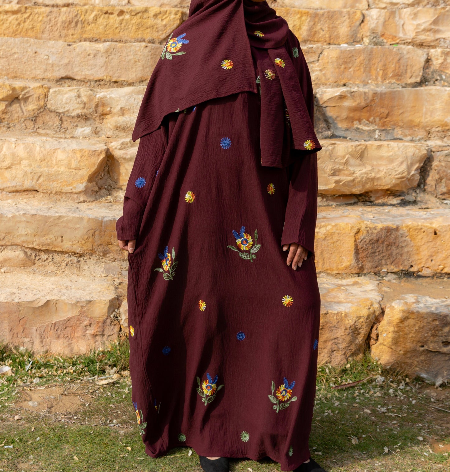 Embroidered Prayer Gown