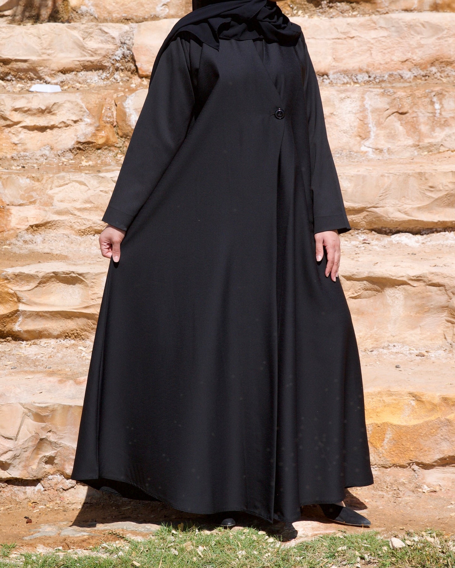 Blazer Abaya - Black
