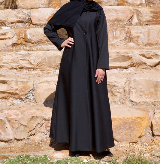 Blazer Abaya - Black