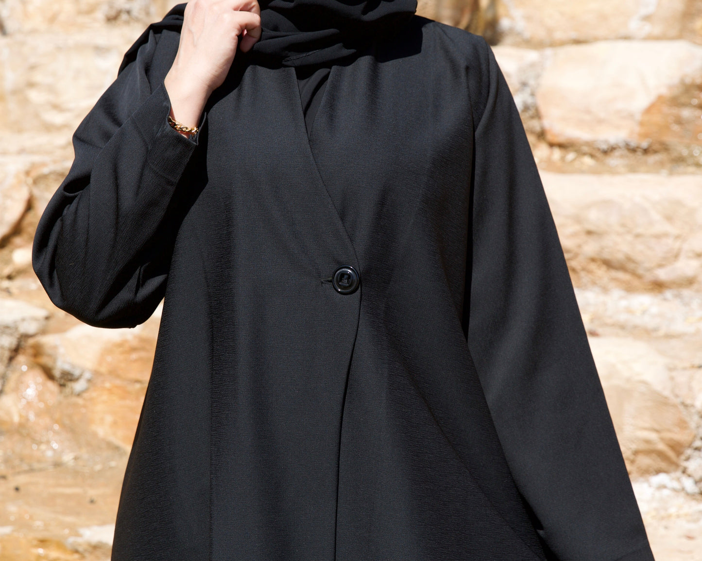 Blazer Abaya - Black