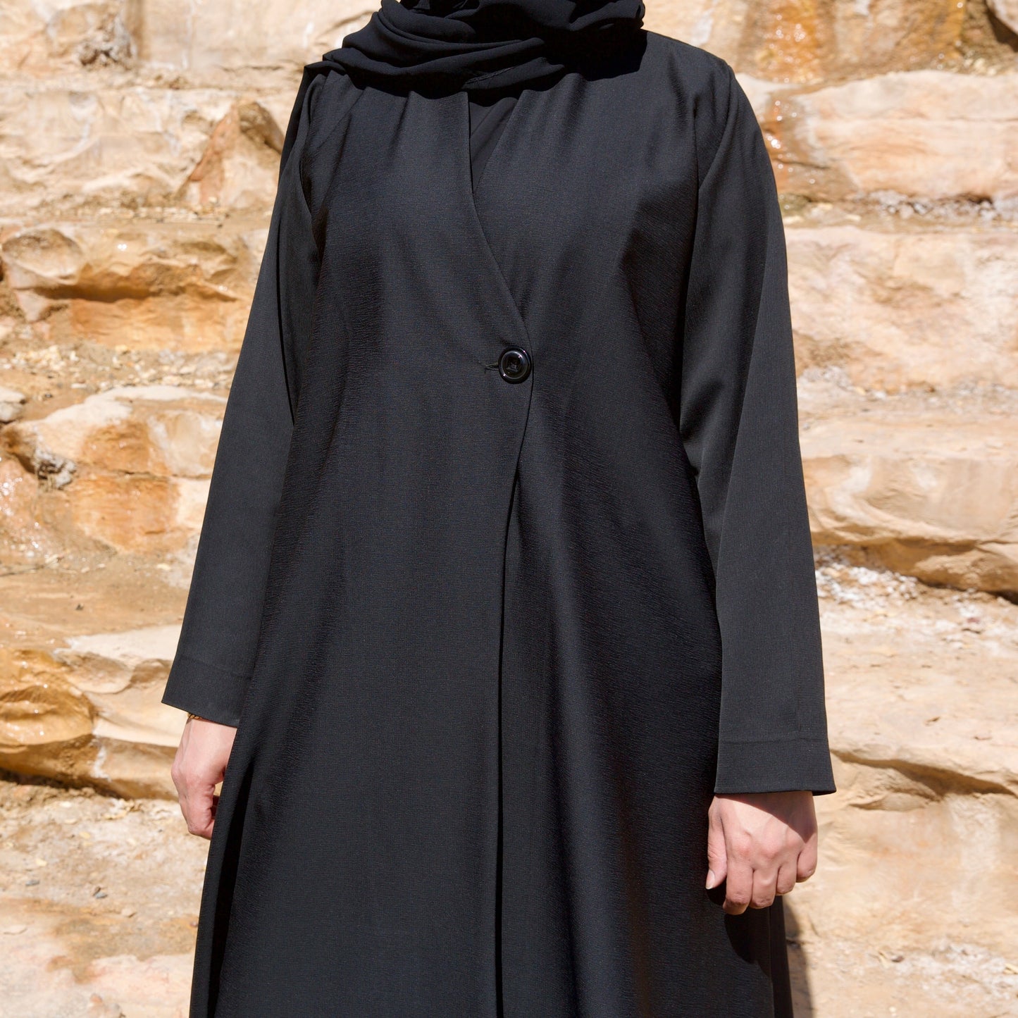 Blazer Abaya - Black