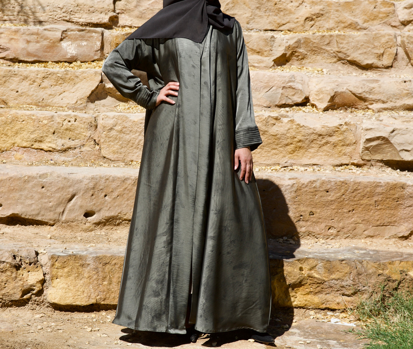 Printed Floral - Deep Olive