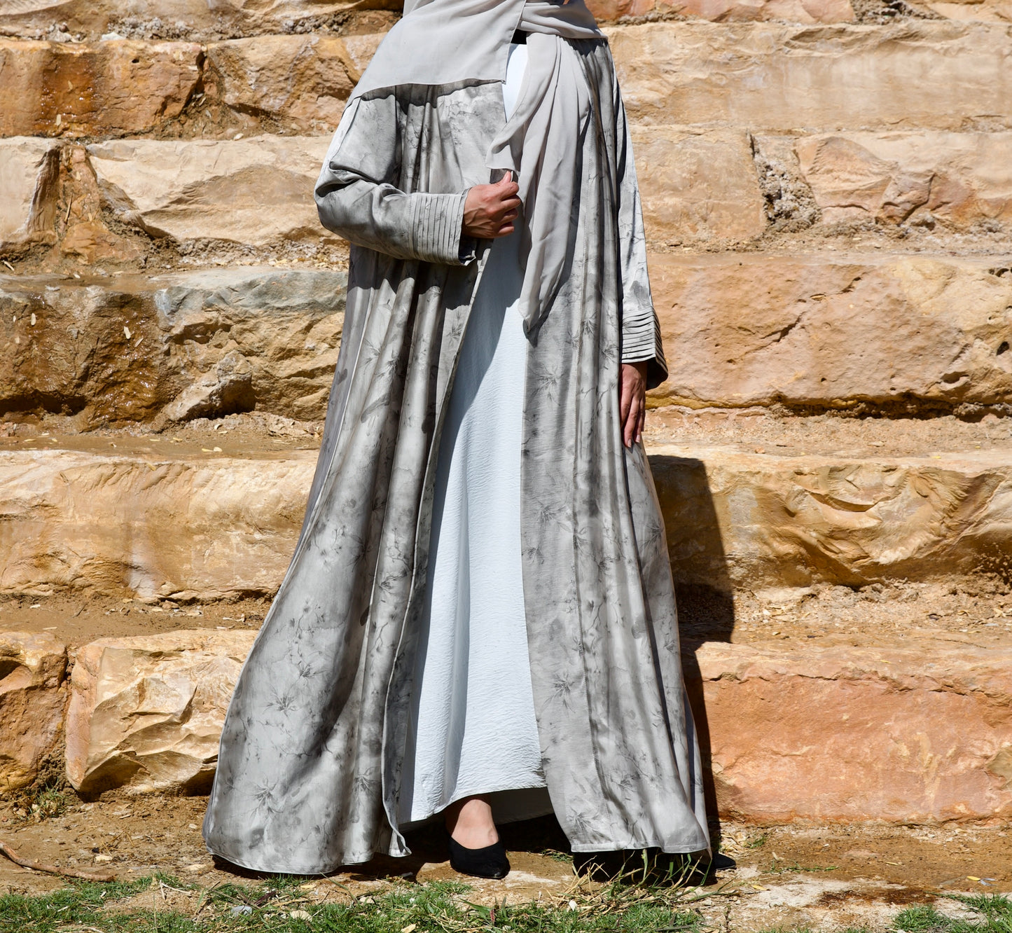 Printed Floral - Silver