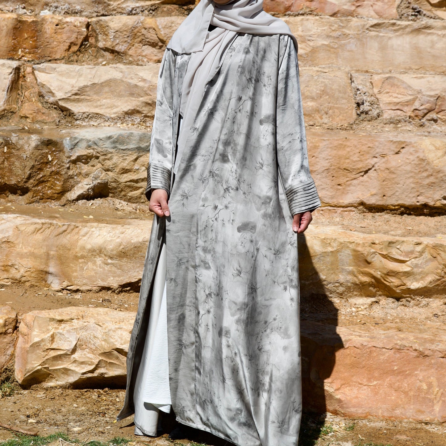 Printed Floral - Silver