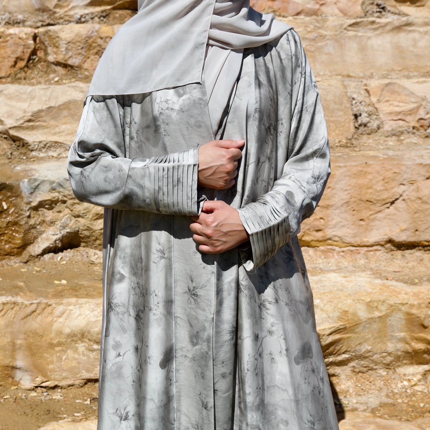 Printed Floral - Silver